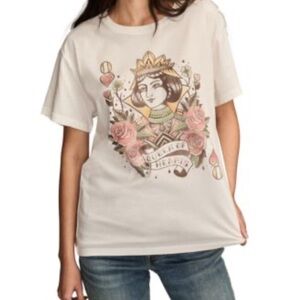 Lucky Brand
Women's Tattoo Queen Classic Crew Neck T-shirt Medium NWT